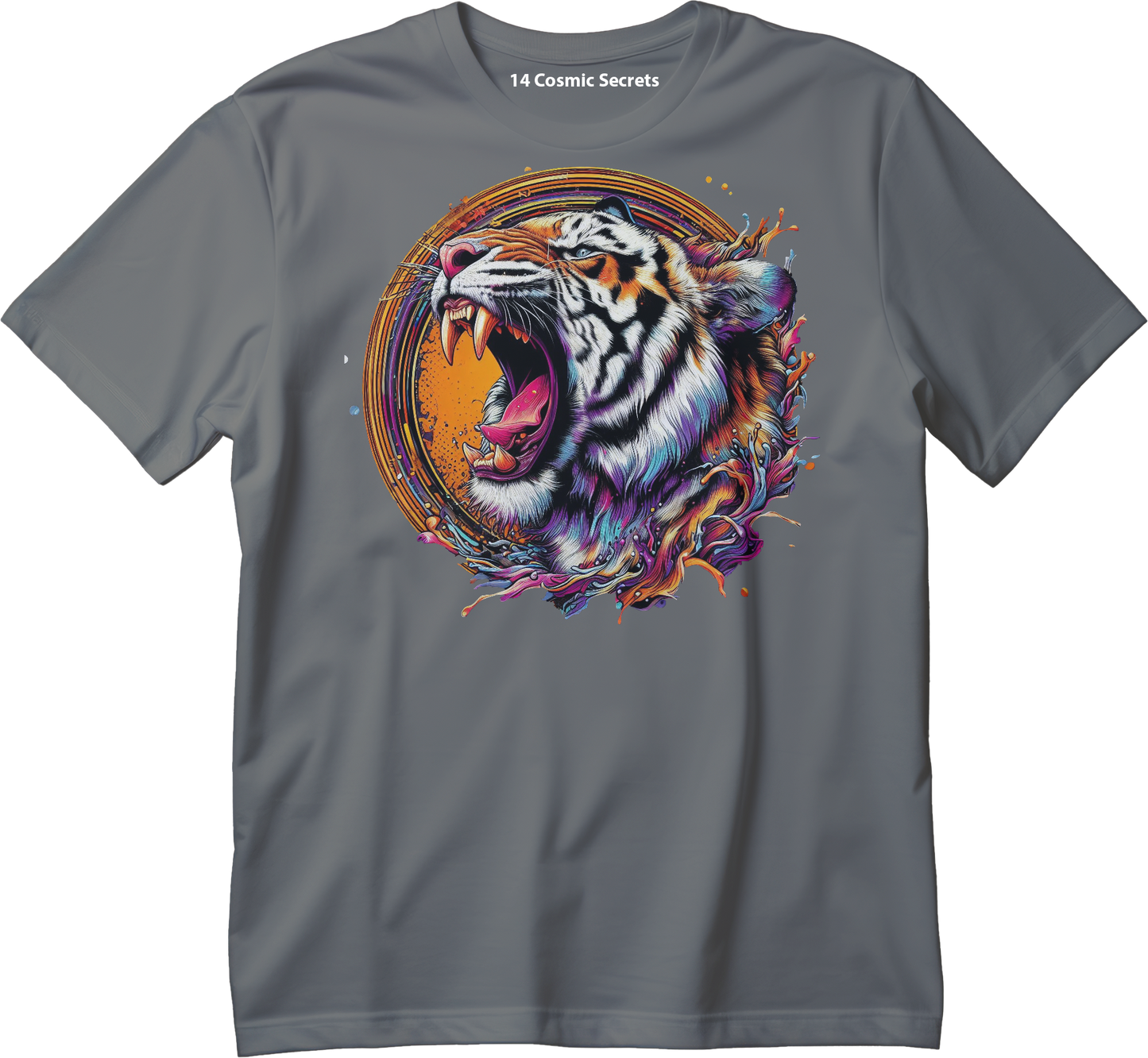 Wildlife Royalty Tee Graphic Printed T-Shirt  Cotton T-Shirt Magnificence of India T-Shirt