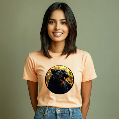 Black Panther T-Shirt for Women Cotton Regal Spirit