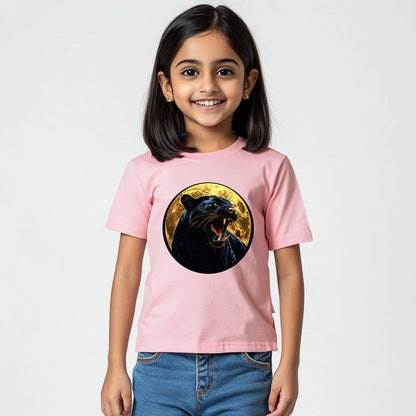 Black Panther T-Shirt for Kids Cotton Regal Spirit