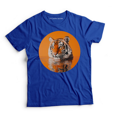 Tiger T-Shirt for Men Cotton Regal Jungle