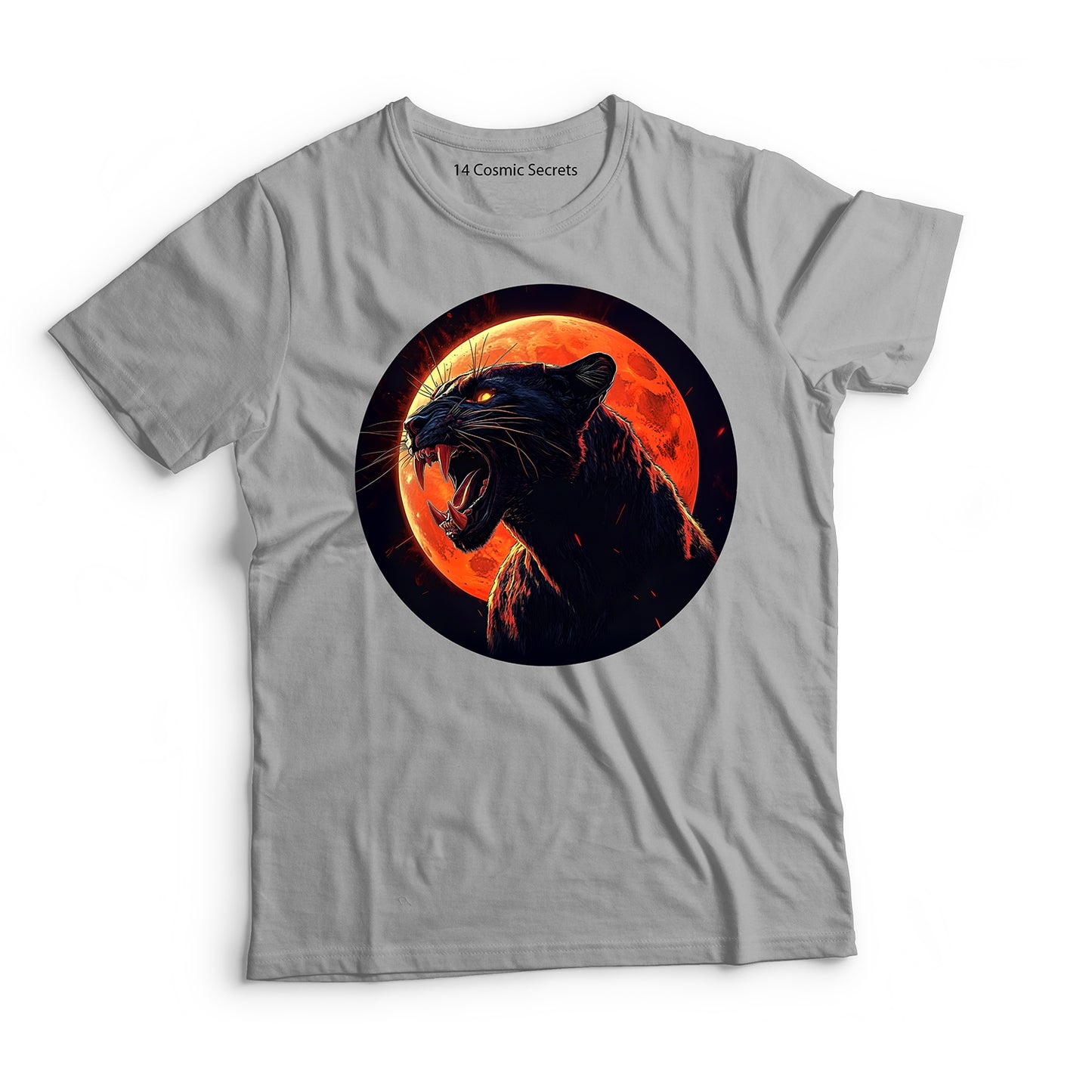 Fierce Predator Black Panther T-Shirt for Men Cotton