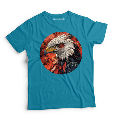 Eagle T-Shirt for Men Cotton Fearless Spirit