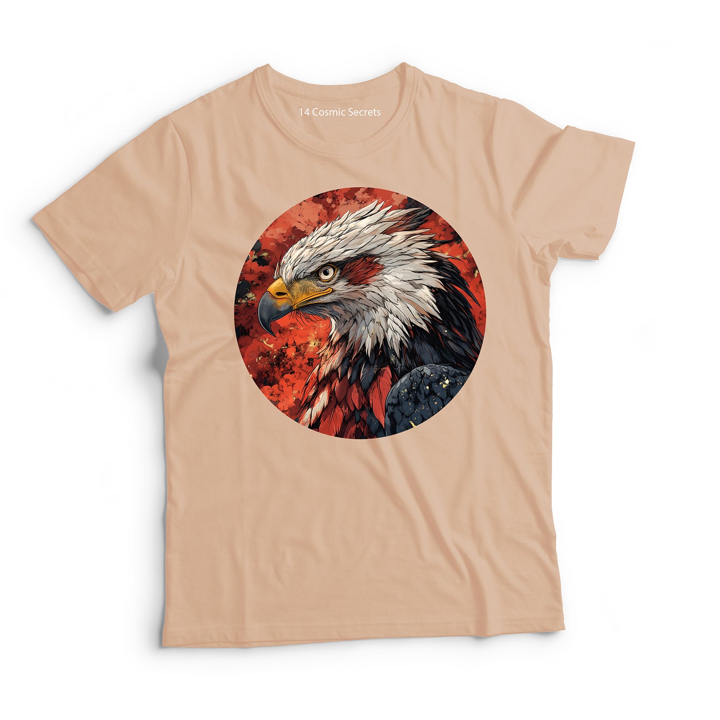 Eagle T-Shirt for Men Cotton Fearless Spirit