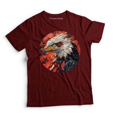 Eagle T-Shirt for Men Cotton Fearless Spirit