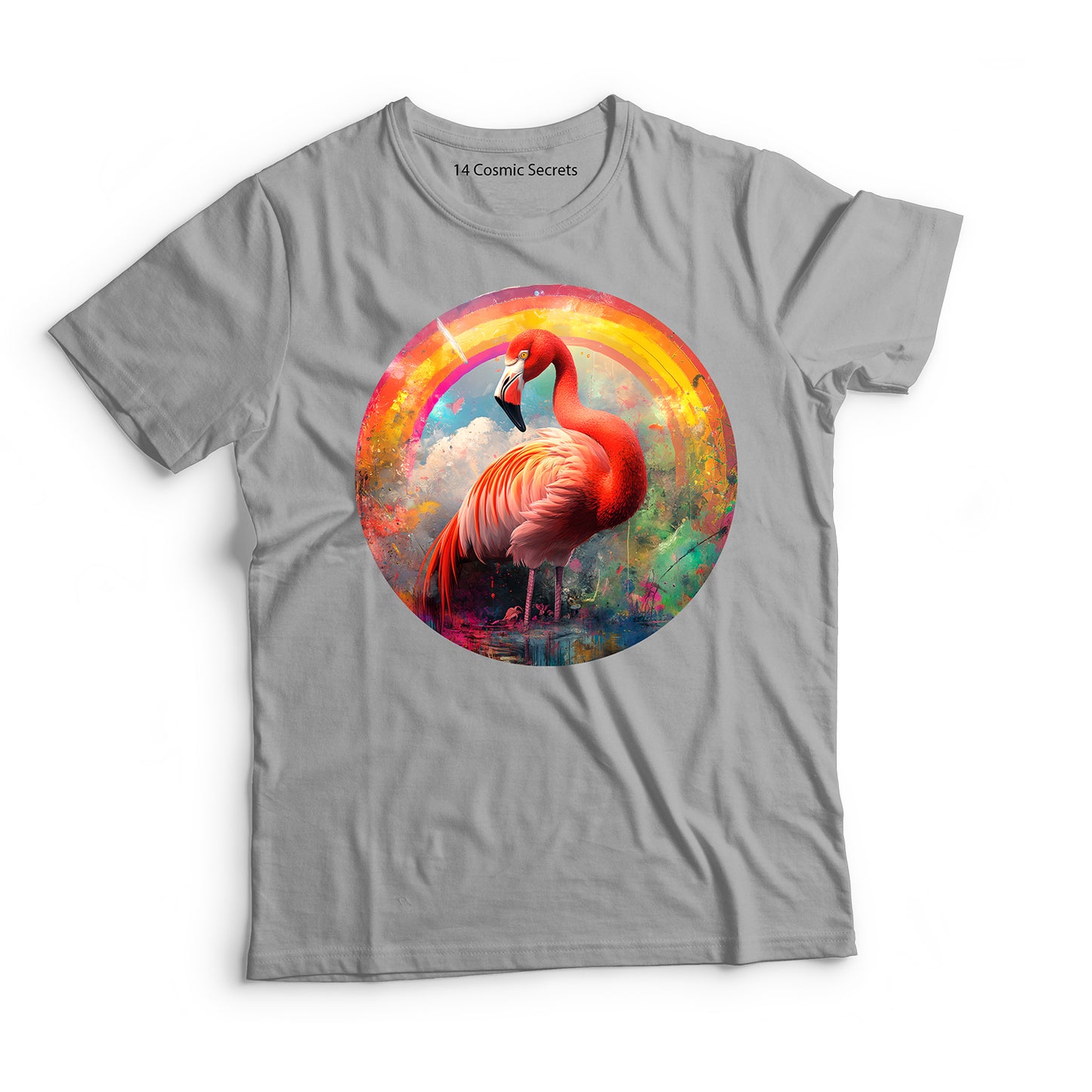 Flamingo T-Shirt for Kids Cotton Elegant Sunset