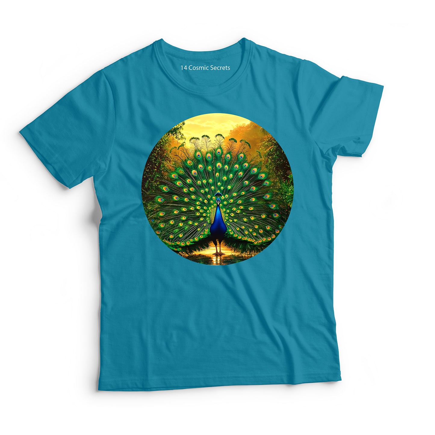 Peacock T-Shirt for Kids Cotton Proud Indian