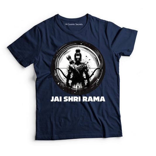 Rama's Might: Unmatched Warrior Graphic Printed T-Shirt for Men Cotton T-Shirt Original Super Heroes of India T-Shirt