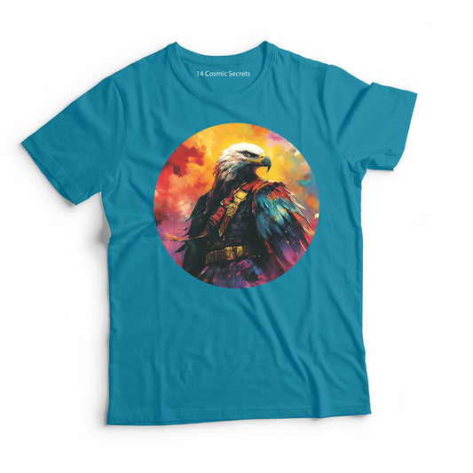 Eagle T-Shirt for Men Cotton Fierce Hunter