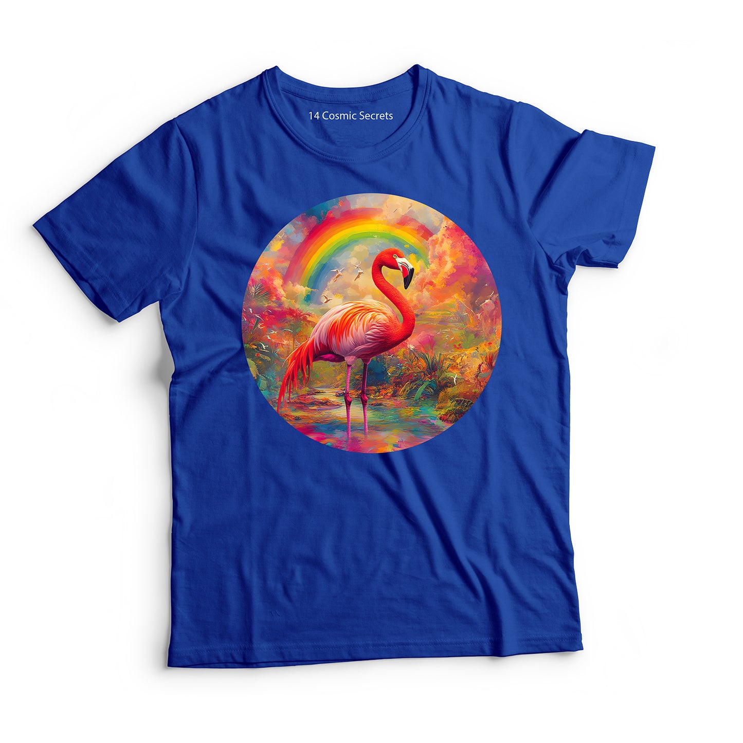 Flamingo T-Shirt for Kids Cotton Vibrant Feathered