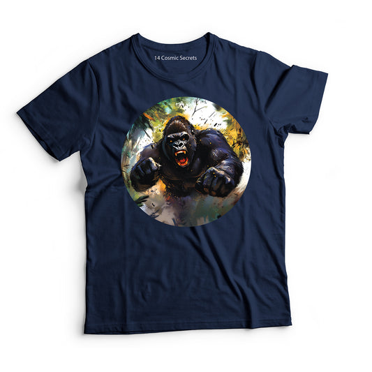 Gorilla T-Shirt for Men Cotton Regal Jungle