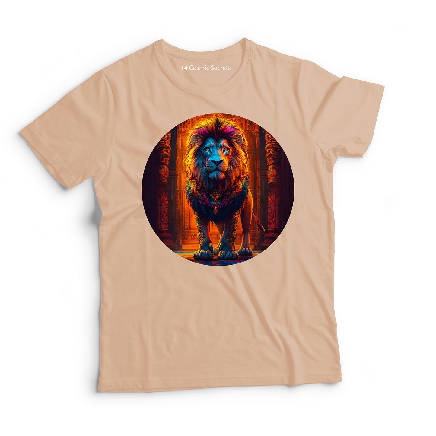 Lion T-Shirt for Men Cotton Regal Jungle