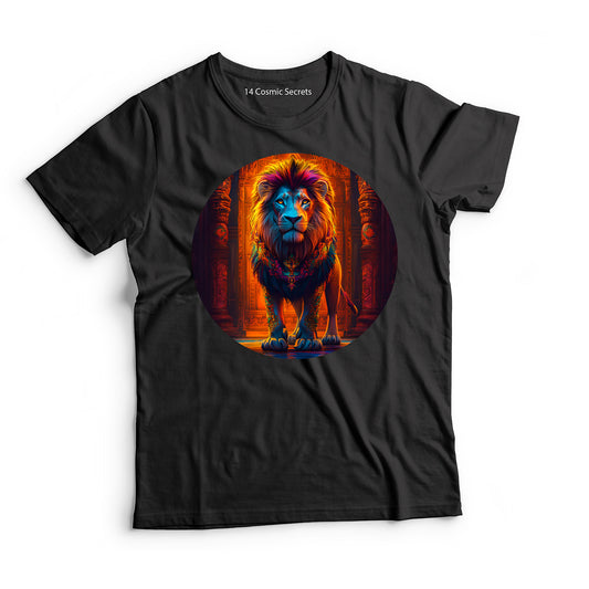 Lion T-Shirt for Women Cotton Regal Jungle