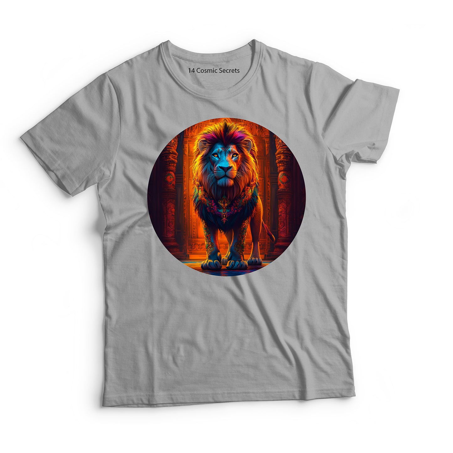 Lion T-Shirt for Men Cotton Regal Jungle