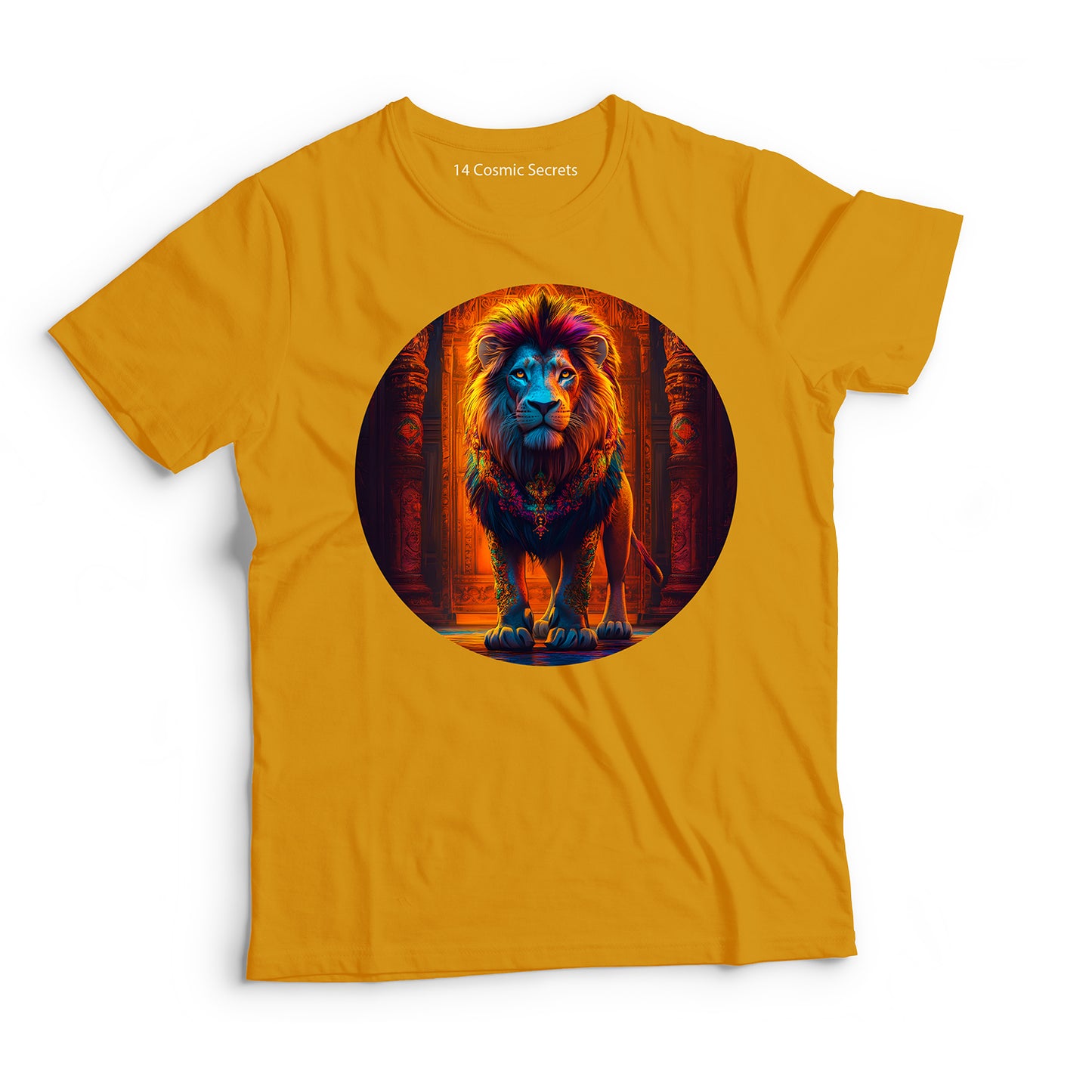 Lion T-Shirt for Men Cotton Regal Jungle