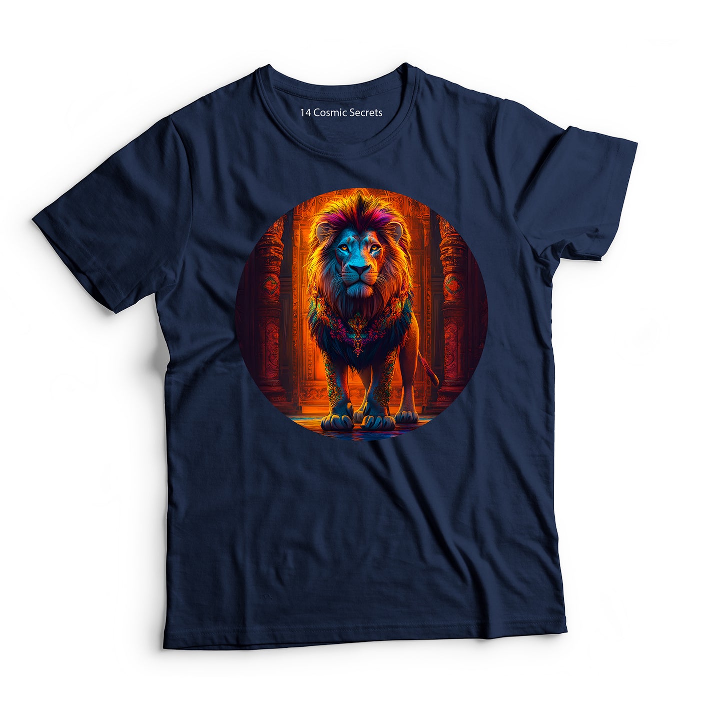 Lion T-Shirt for Men Cotton Regal Jungle