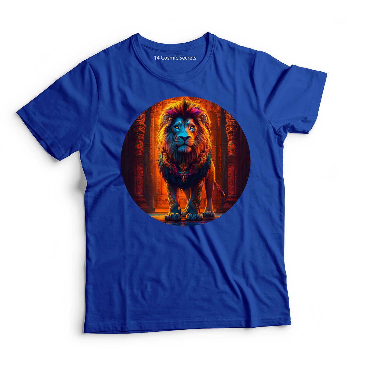 Lion T-Shirt for Men Cotton Regal Jungle