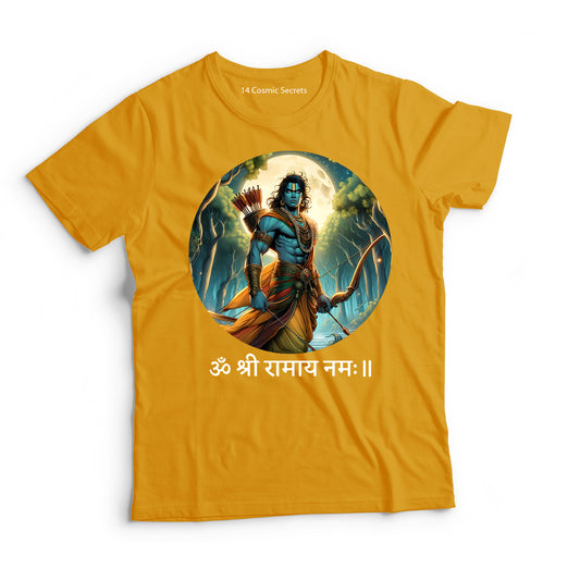 Rama's Dharma: Path of Righteousness Graphic Printed T-Shirt for Men Cotton T-Shirt Original Super Heroes of India T-Shirt