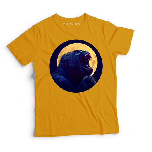 Gorilla T-Shirt for Women Cotton Mighty Wild