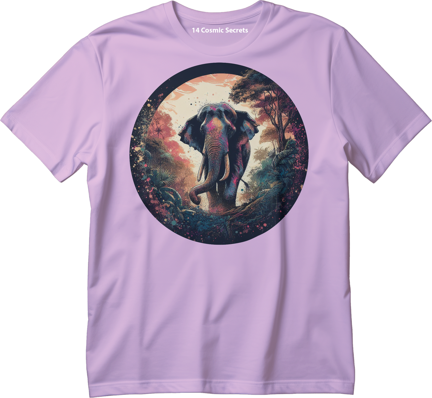 Elephant Majesty Tee  Graphic Printed T-Shirt  Cotton T-Shirt Magnificence of India T-Shirt