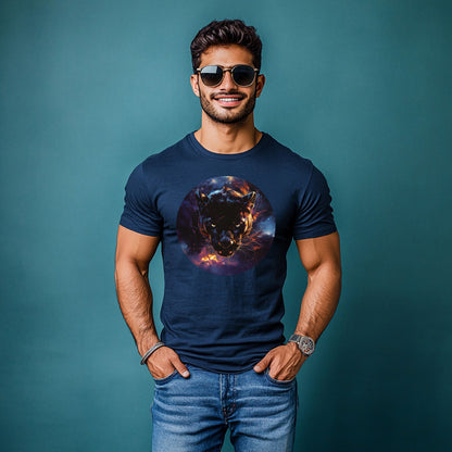 Noble Strength Black Panther T-Shirt for Men Cotton