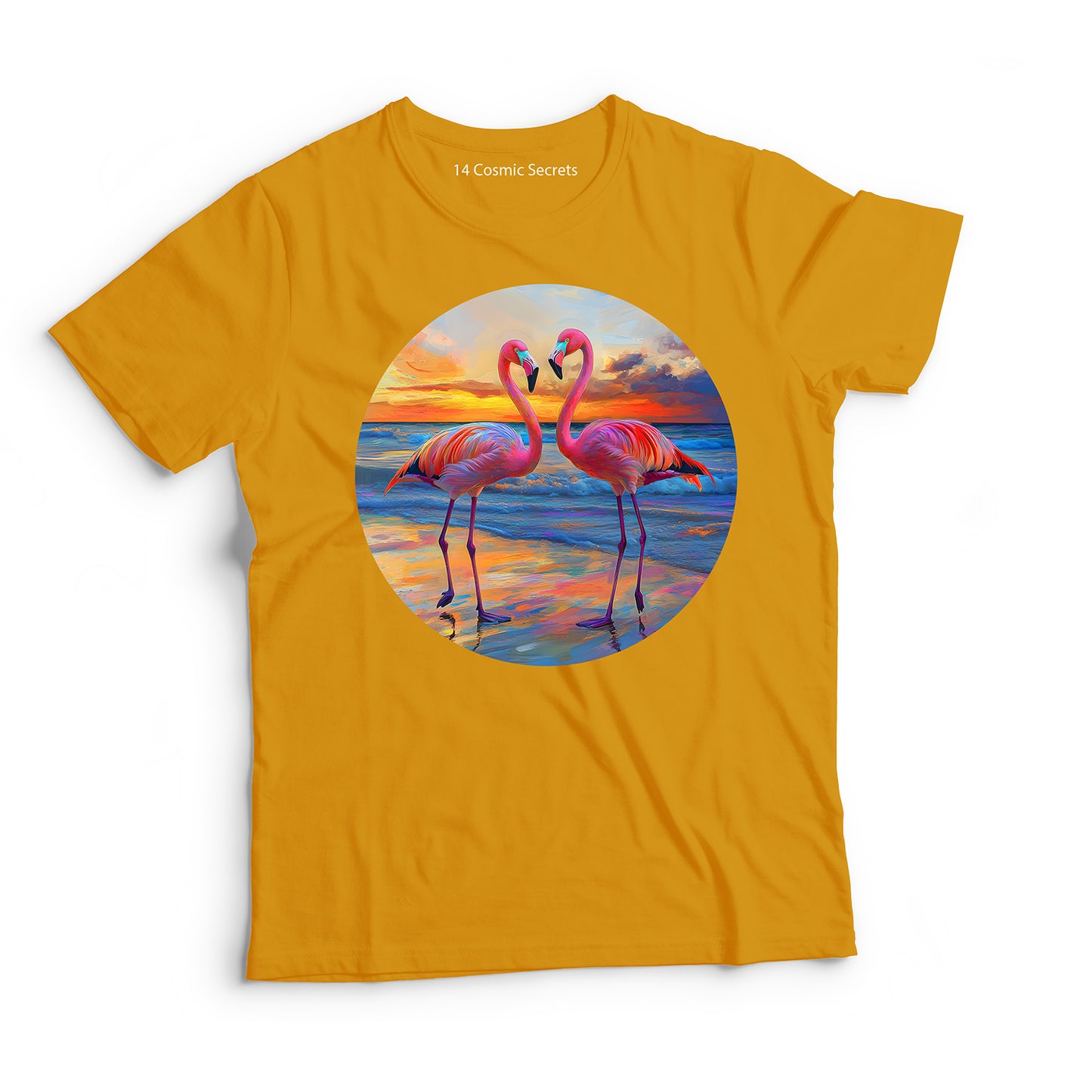 Flamingo T-Shirt for Women Cotton Radiant Wild