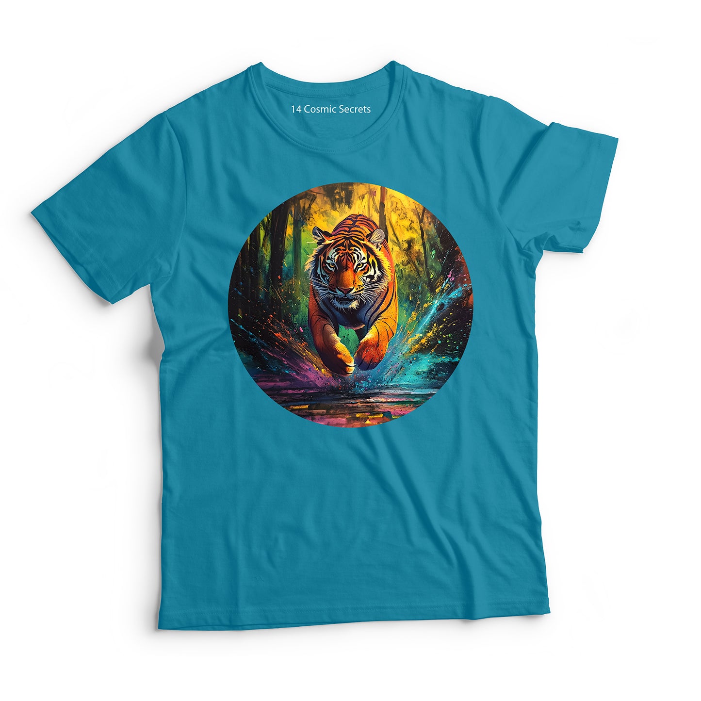 Tiger T-Shirt for Men Cotton Noble Spirit