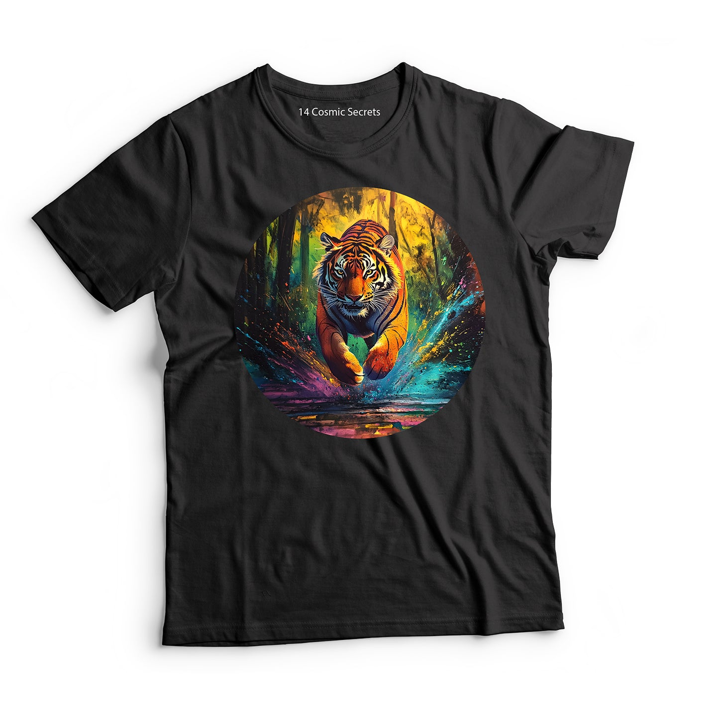 Tiger T-Shirt for Men Cotton Noble Spirit