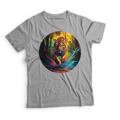 Tiger T-Shirt for Men Cotton Noble Spirit