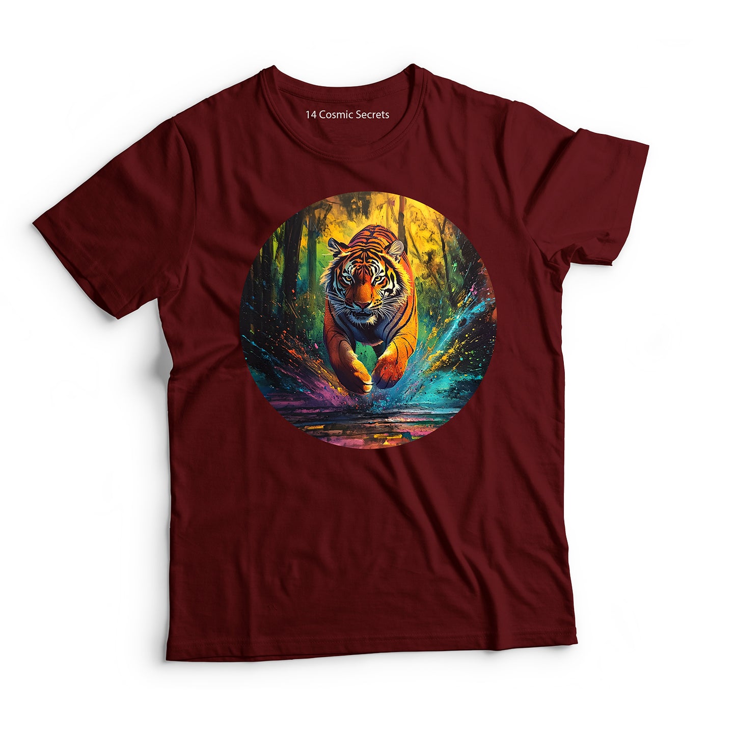 Tiger T-Shirt for Men Cotton Noble Spirit