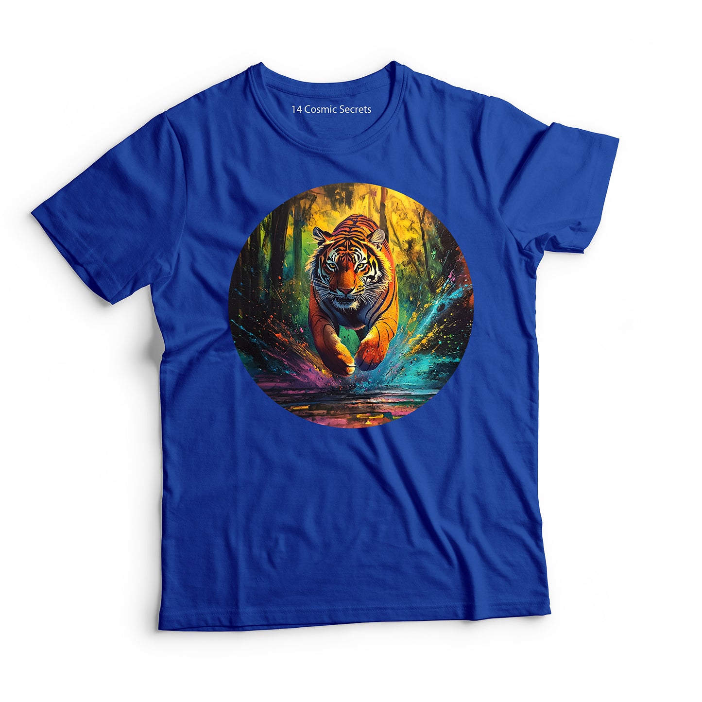 Tiger T-Shirt for Men Cotton Noble Spirit