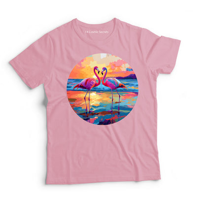 Flamingo T-Shirt for Kids Cotton Regal Caribbean