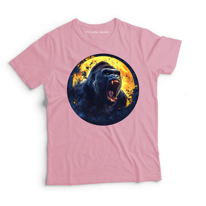 Gorilla T-Shirt for Kids Cotton Silent King