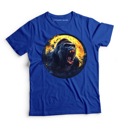 Gorilla T-Shirt for Kids Cotton Silent King