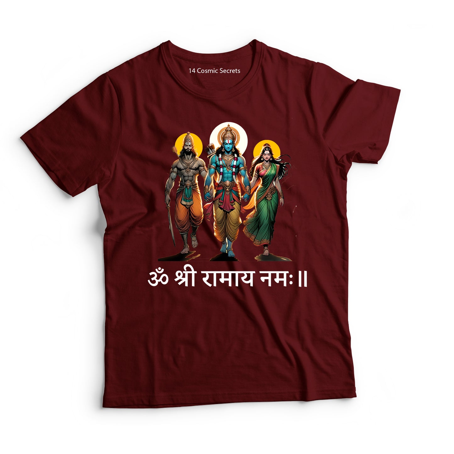 Epic of Ramayana: Hero's Tale Graphic Printed T-Shirt for Men Cotton T-Shirt Original Super Heroes of India T-Shirt