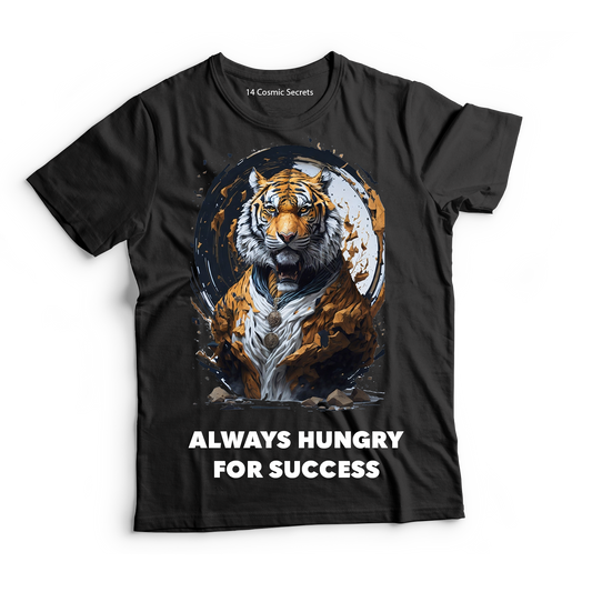 Always Hungry for Success Graphic Printed T-Shirt  Cotton T-Shirt Magnificence of India T-Shirt