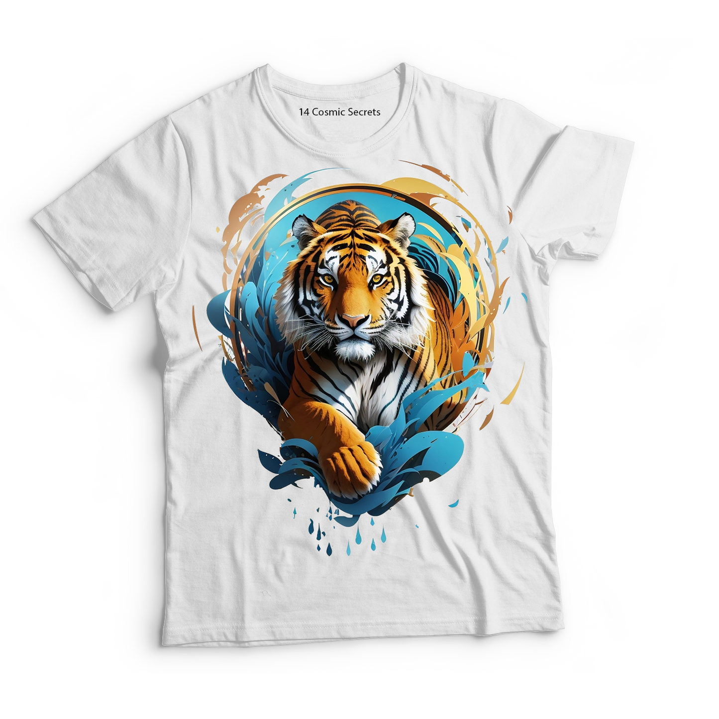 Royal Bengal Majesty Tee Graphic Printed T-Shirt  Cotton T-Shirt Magnificence of India T-Shirt