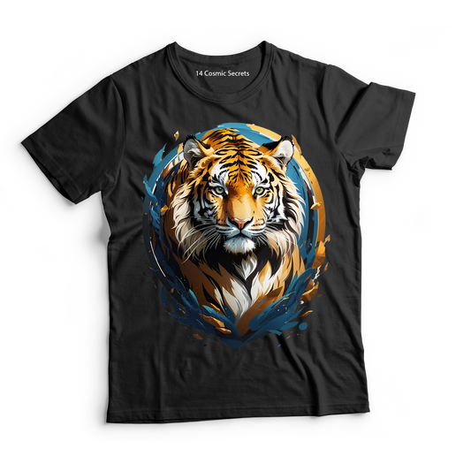 Wild Bengal Tiger Pride Graphic Printed T-Shirt  Cotton T-Shirt Magnificence of India T-Shirt 🐯🐯🐯🐯🐯