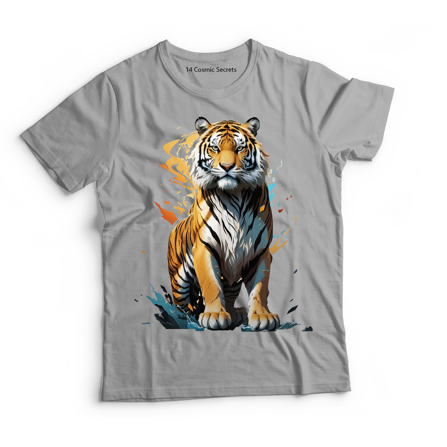 Jungle Monarch T-Shirt Graphic Printed T-Shirt  Cotton T-Shirt Magnificence of India T-Shirt 🐯🐯🐯🐯🐯