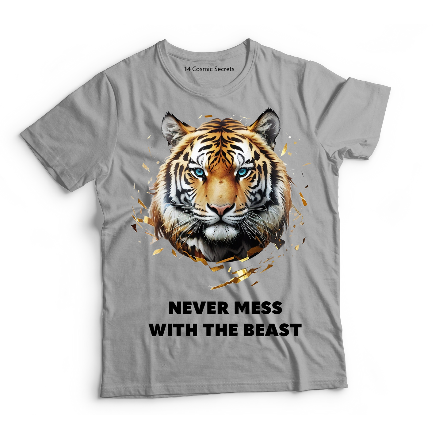 Never Mess with the Beast Graphic Printed T-Shirt  Cotton T-Shirt Magnificence of India T-Shirt