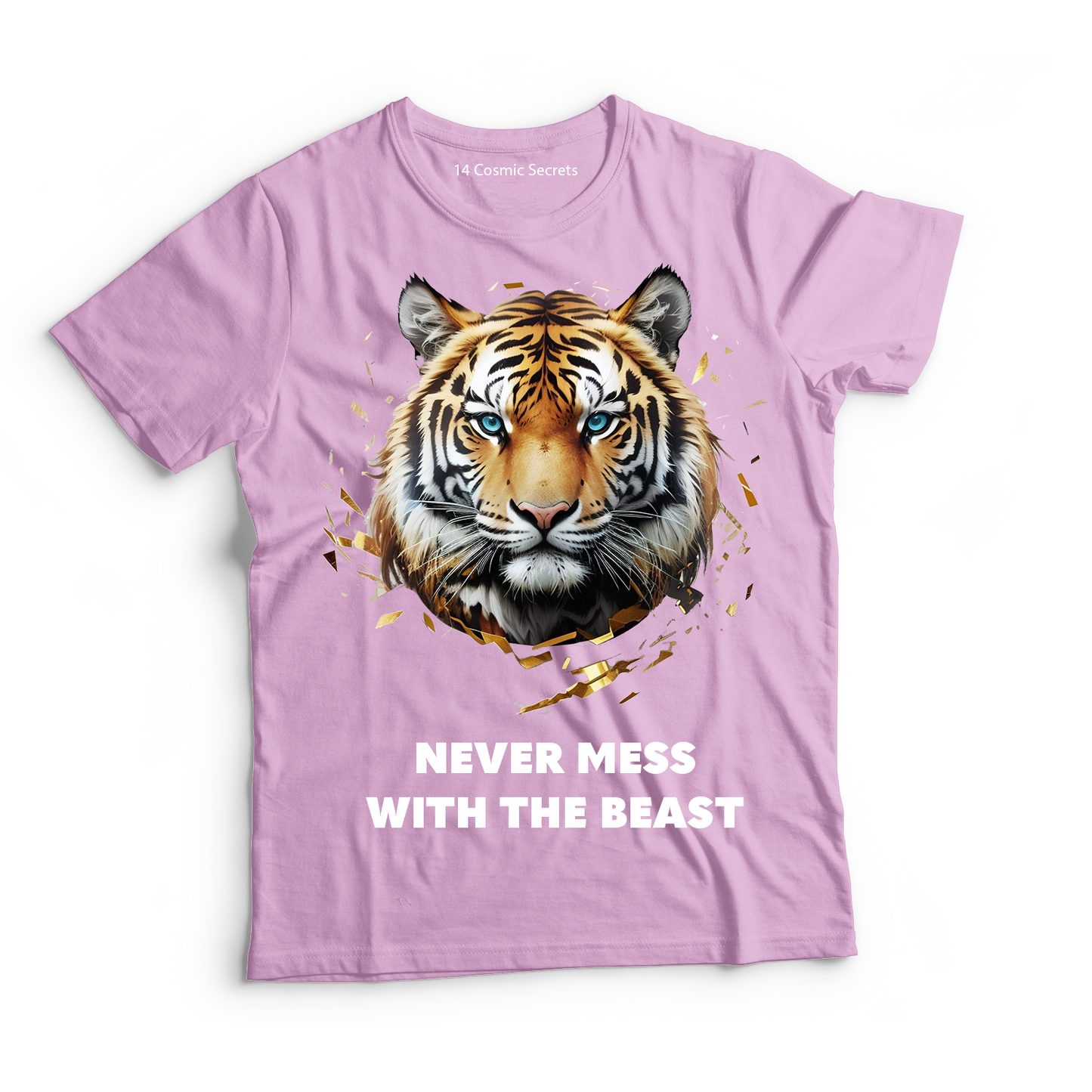 Never Mess with the Beast Graphic Printed T-Shirt  Cotton T-Shirt Magnificence of India T-Shirt