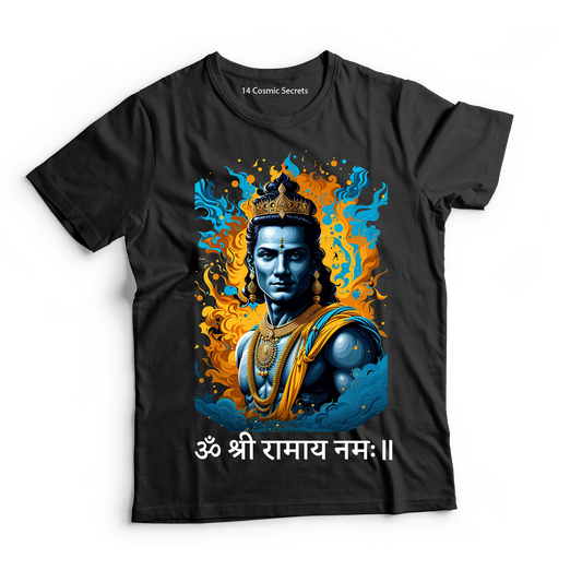 Rama: The Epic Hero Tee Graphic Printed T-Shirt for Men Cotton T-Shirt Original Super Heroes of India T-Shirt
