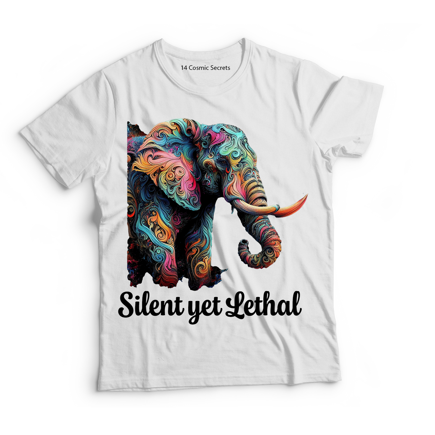 Incredible Indian Elephant Shirt  Graphic Printed T-Shirt  Cotton T-Shirt Magnificence of India T-Shirt