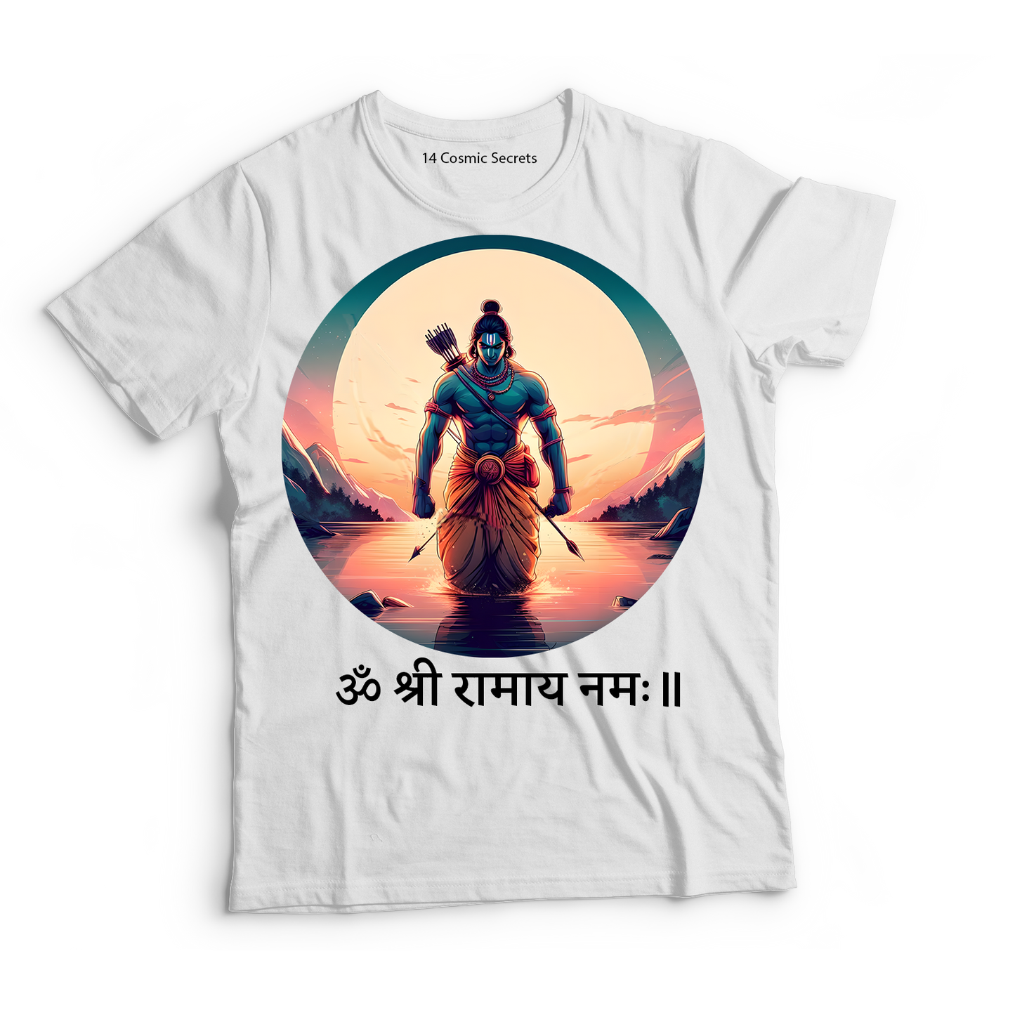 The Rama Chronicles: Tee Edition Graphic Printed T-Shirt for Men Cotton T-Shirt Original Super Heroes of India T-Shirt