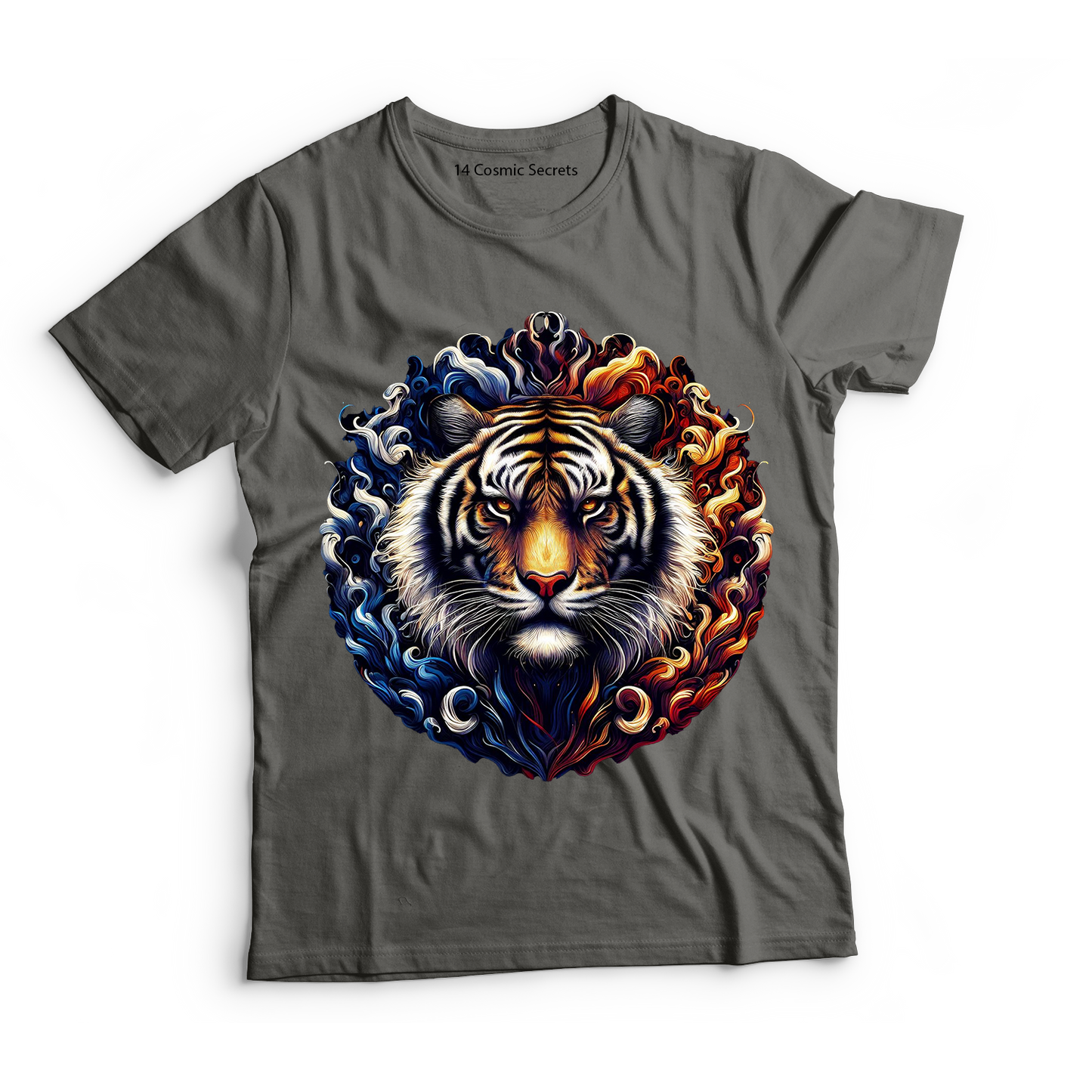Tiger's Realm Fashion Graphic Printed T-Shirt  Cotton T-Shirt Magnificence of India T-Shirt