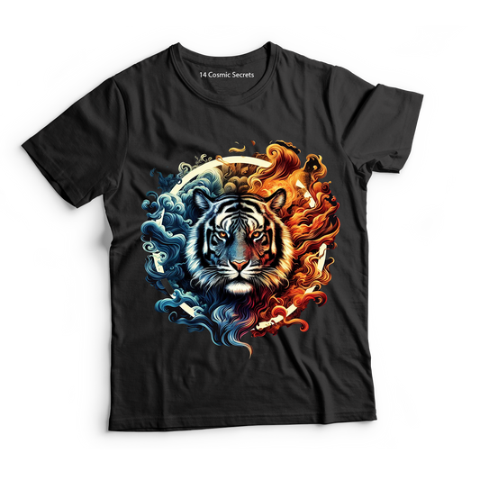 Royal Bengal Safari Shirt Graphic Printed T-Shirt  Cotton T-Shirt Magnificence of India T-Shirt