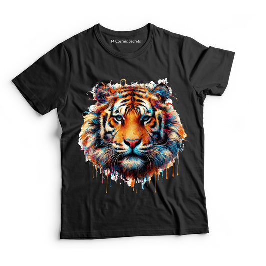 Monarch of the Forest Tee Graphic Printed T-Shirt  Cotton T-Shirt Magnificence of India T-Shirt